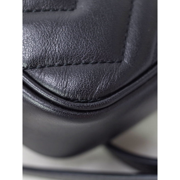 Gucci GG Marmont Quilted Mini Shoulder Bag Leather - Picture 4 of 8